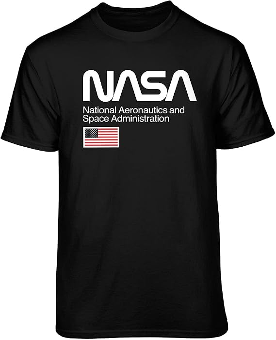 Teelocity NASA Classic Logo Graphic T-Shirt