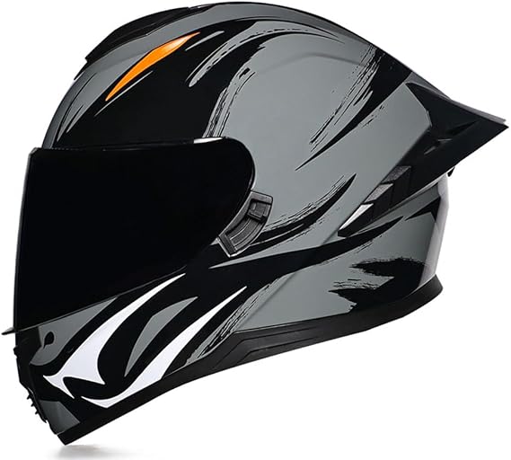 Full-Face Motorcycle Helmet with Dual Visor System DOT Certified | Anti-Fog, UV Protection & Aerodynamic Design