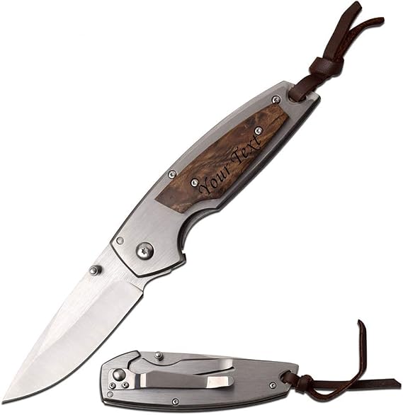 Personalized M Tech Knife For Groomsman, wedding,Father's Day Gift, Engraved With Your Personalizations, Design Your Own (ER-933BW)