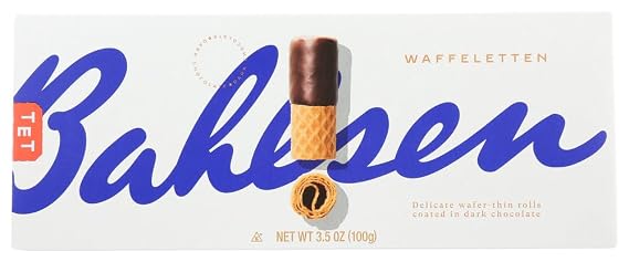 Bahlsen Waffeletten Dark Chocolate Cookies 1 box