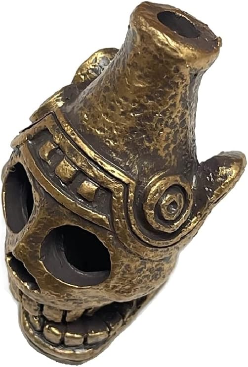 Ghostbusters Afterlife Aztec Death Skull Whistle Antique Gold Earthen Props