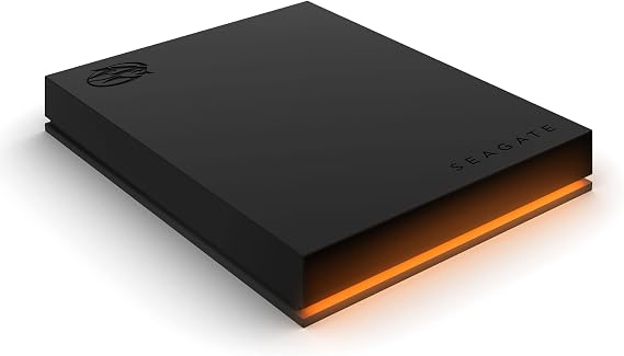 Seagate FireCuda Gaming Hard Drive 1TB, External Hard Drive HDD, USB 3/2, RGB LED lighting, Data Rescue Services (STKL1000400)