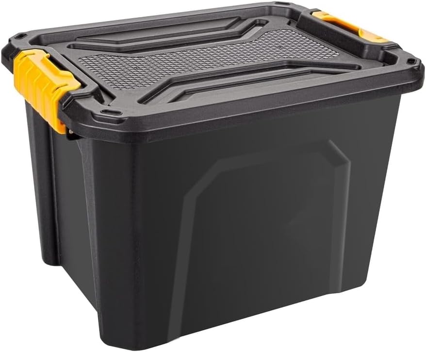 Derin Saklama Kutusu 18 Litre, 385x260x295 mm, Sarı Tutamak
