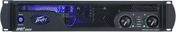 Peavey IPR2 2000 Lightweight Power Amp, Black (IPR22000)