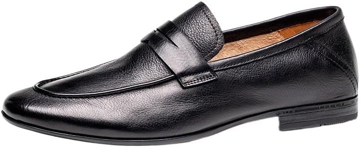 Men's Casual Loafers Slip On Leather Shoes Lightweight Driving Shoes Moccasins Classic Loafer Flats Boat Shoes