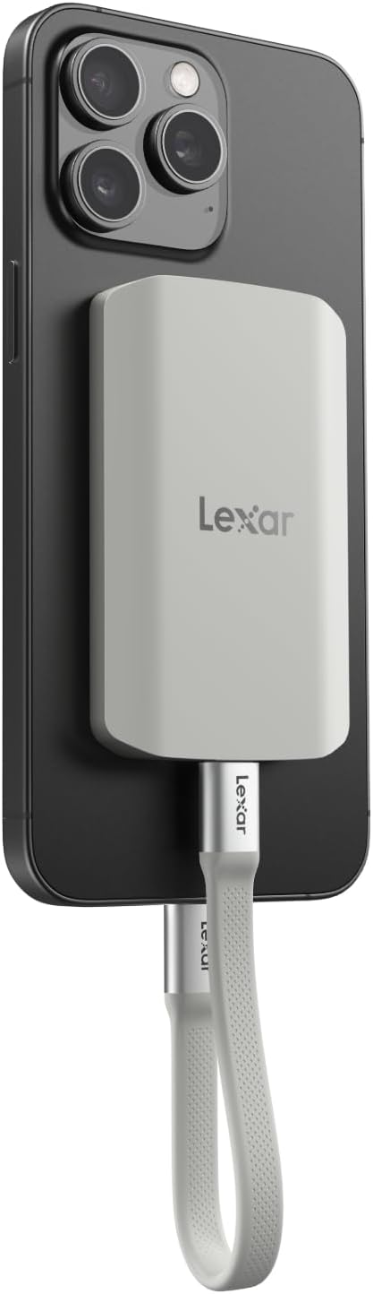 Lexar ES5 Portable SSD 4TB, up to 2000MB/s R/W, Magsafe External SSD