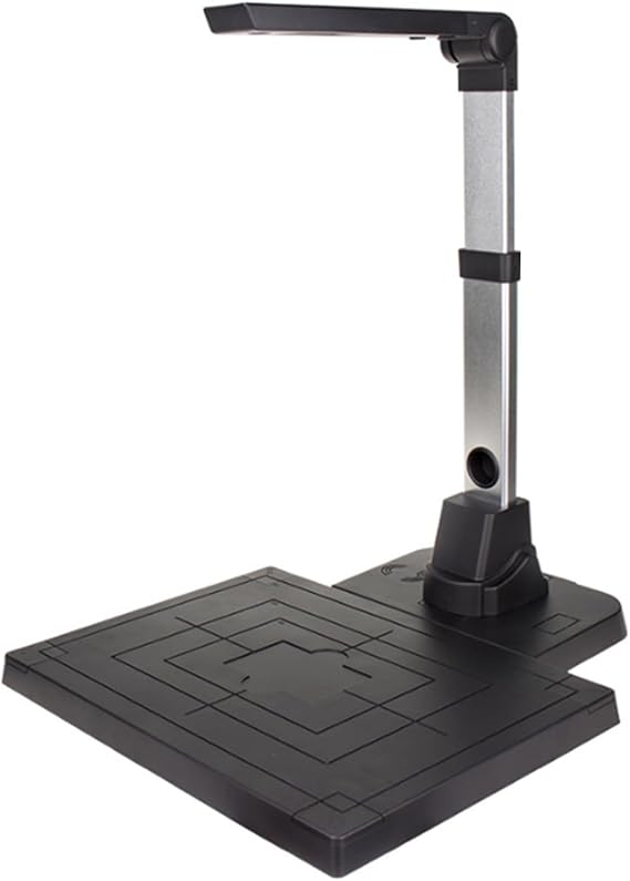 Book Scanner, 20MP Portable Document Camera, OCR Multi-Language USB Document Scanner, A3 Windows Compatible Large Scanner