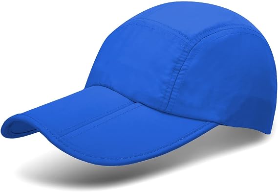 Therma Pro UPF 50+ Foldable Baseball Cap Sun Protection Quick Dry Portable Hats for Men or Women