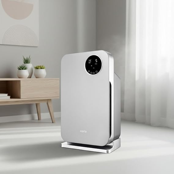 Forste Air Purifier for Home, H13 HEPA, Quiet 20 dB, WiFi, Silver