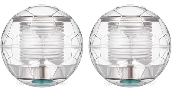 2 Pack Solar Floating & Hanging Pool Lights, Color Changing Waterproof LED | For pools, ponds, fountains & fish tanks. Float or hang. Solar powered, auto changing colors. Waterproof LED balls. [Energy Class G]