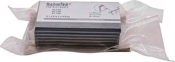 7Pcs Carbon Vane 518943 for Rietschle Vacuum Pump, 85-47-4mm | Suitable For Rietschle Pump Model: DLT40, KLT40, VLT40, TR40DV, TR41DV, VTN40, VTN41, KTN40, KTN41, DTN40, DTN41