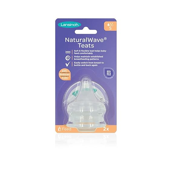 Lansinoh Set de 2 Tetines Peristaltiques Transparent
