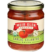 Muir Glen Organic Garlic Cilantro Salsa, 16 ounces