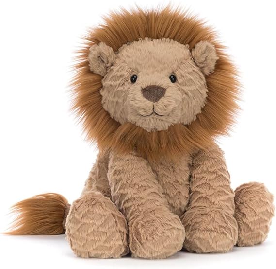 Jellycat Fuddlewuddle Lion Medium - L: 8 cm x l: 13 cm x h: 23 cm