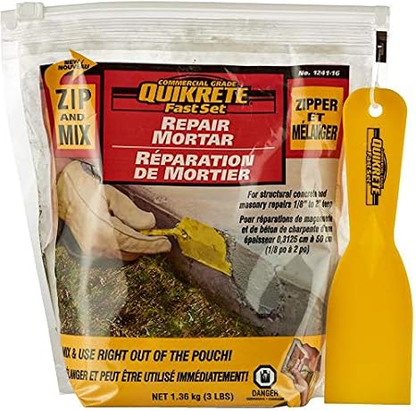 1.36kg Zip and Mix Repair Mortar, for Concrete