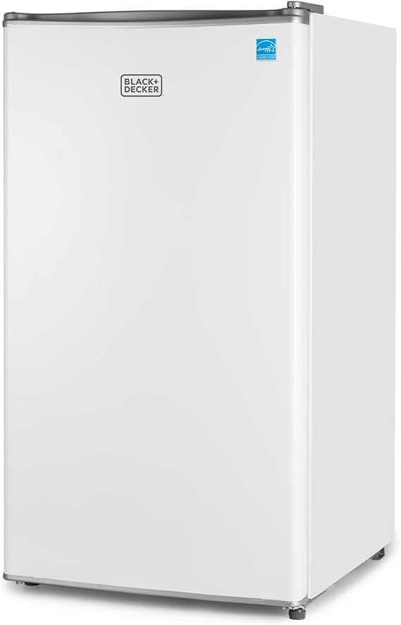 BLACK+DECKER 3.2 Cu. Ft. Compact Refrigerator, Energy Star, BCRK32W, White
