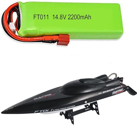 Classic Remote Control Boat Fast and Big Equipped with Brushless Motor The Maximum Speed is 60km/h Length 65cm Feilun ft011 FT011