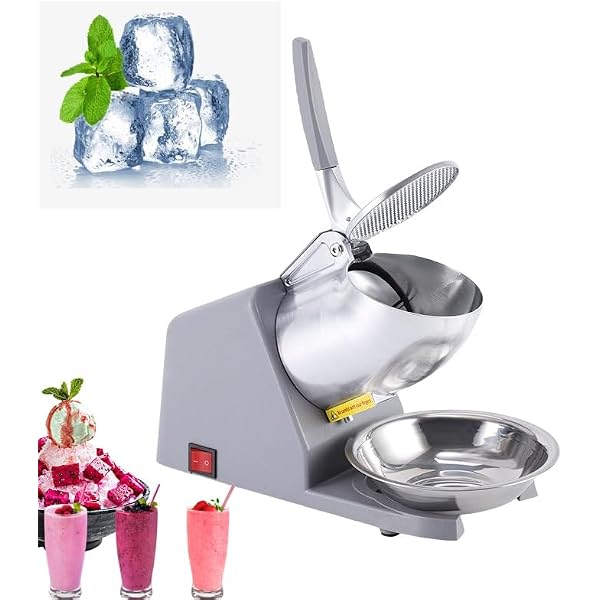 TVT Electric Electric Ice Machine, Kakigoori Machine, Shaved Ice Machine, Electric Ice Machine, Electric Ice Crusher, Large Capacity, Self-made Shaved Ice, Commercial Use, Household, Washable, Oyster