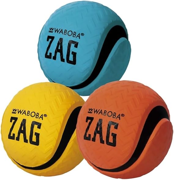 Waboba Zag Bouncing Ball for Kids, 80 mm Size, Multicolor | playground-balls