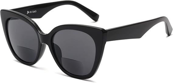JM Oversized Bifocal Reading Glasses Women Outdoor Sun Readers