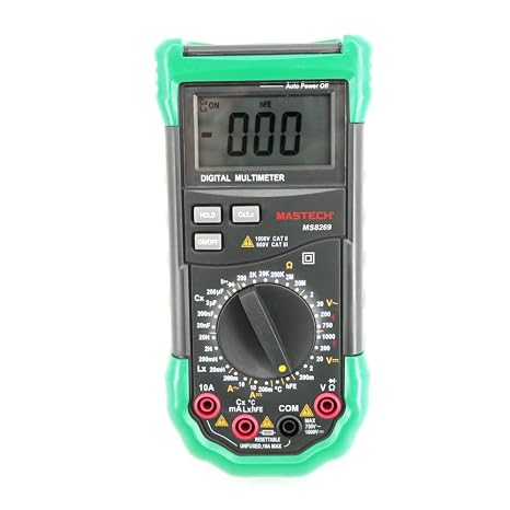 Mastech MS8269 Digital Multimeter AC/DC Voltage Current Resistance Capacitance Frequency Inductance Temperture Meter
