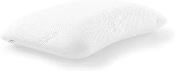 TEMPUR Symphony Schlafkissen Memory Foam ergonomisches Nackenstützkissen für Rücken- und Seitenschläfer Liegefühl fest L (63 x 43 x 14 cm) Weiß