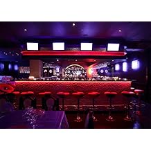BELECO 7x5ft Fabric Luxury Night Club Bar Backdrop for Photography Bar Club Disco Dance Ballroom Background Stripper Club Nightclub Party Decorations Bar Background Portrait Photoshoot Studio Props