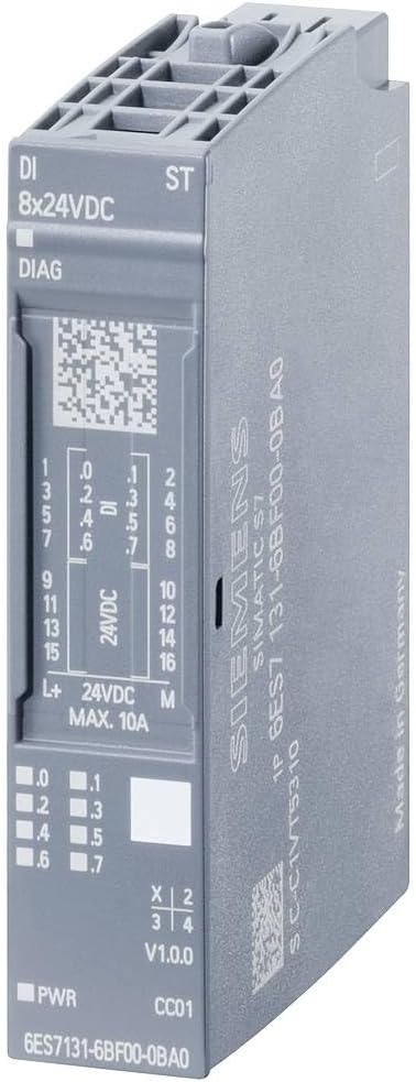 Siemens 6ES7131-6BF00-0CA0; Digital Input Module; 8x24VDC