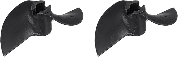 sourcing map RC Boat Propeller, 2 Blades Propellers 4.8mm Hole Dia 42mm OD 1.2mm Pitch CW CCW Clockwise Rotating Drill Propeller for RC Boat, DIY Ship Model, Black
