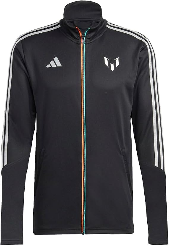 Adidas Men's Messi Training Full Zip Track Jacket, Black