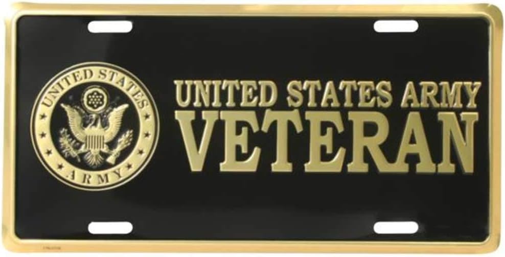 US Army Veteran License Plate