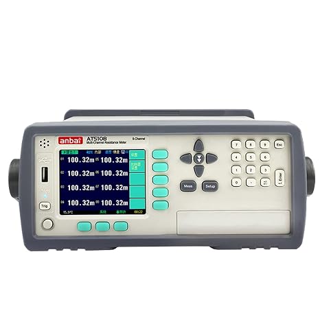 Resistance Meter Multi-Channel DC Resistance Tester 20 Channels for Equipment Factory, 1 ~30k , Accuracy 0.05%