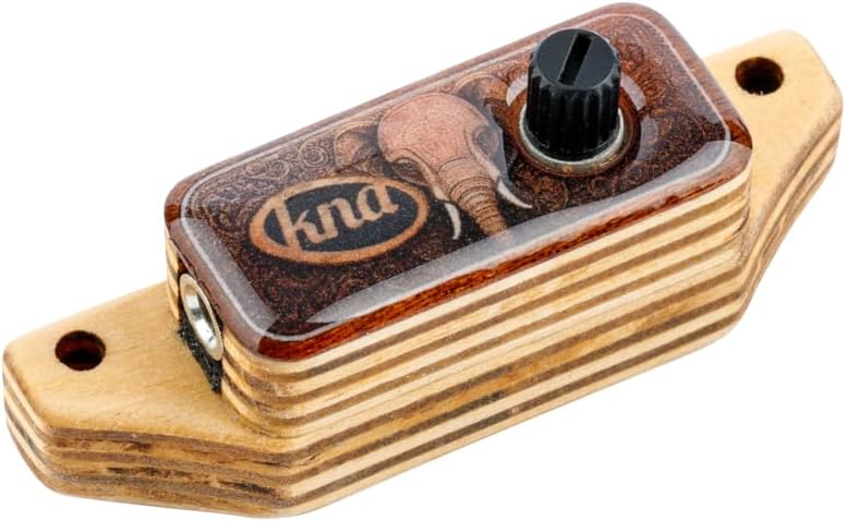 KNA SPP-2 Sitar Pickup – Natural Acoustic Tone, Lightweight Bridge-Mounted Sensor, Feedback-Resistant Performance, Easy to Install, 1/4" Output Jack, Handcrafted in Europe