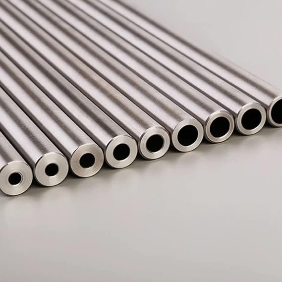 Seamless Steel Pipe, 16mm Seamless Steel Pipe Hydraulic Alloy Precision Steel Tubes Explosion-proof TubeInside and Outside Mirror Chamfering 42crmo 1pc ( Color : OD16mm-500mm-long , Size : ID-7.6mm )