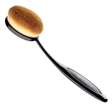 ARTDECO Medium Oval Brush - Premium Quality for Airbrush Finish, Suitable for Powder, Cream, and Liquid Formulas, Vegan-Friendly