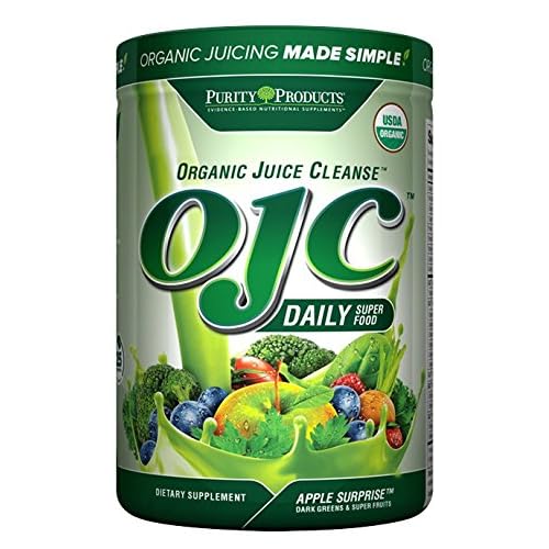 Certified Organic Juice Cleanse OJC - Apple Surprise by Purity Products - Promotes Vitality, Energy and Digestive Function - 25 Certified Organic Veggies  Super Fruits - 30 Day Supply - 8.46oz