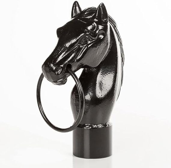 Horse Head Hitching Post in Cast Iron by Weaver Leather Supply
