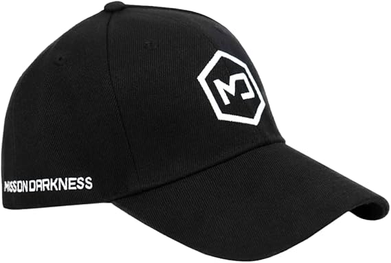 Mission Darkness EMF Blackout Hat - Anti-Radiation Snapback Cap Protects Against EMF EMI RF 5G Wireless Signals - Universal Adult Size (Adjustable)