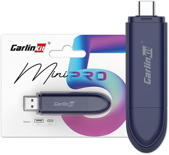 Carlinkit Mini SE Pro Wireless CarPlay & Android Auto Adapter, USB-A/C