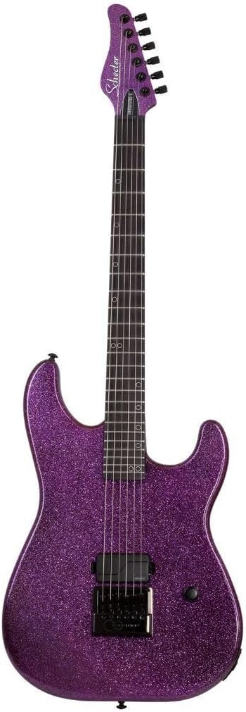 Schecter Danskimo-6 Daniel Haniss Signature Electric Guitar - Purple Sparkle