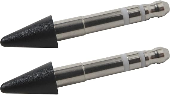 2025 Upgraded 2pcs Stainless Slim Pen Tips Replacement, Accurate Fine Control Pen Like Smooth Writing Nibs Compatible for Microsoft Surface Slim Pen 2