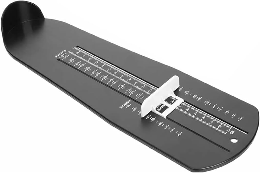 Kids Foot Measuring Device Shoe Sizer for Infants and Children Accurate Foot Length Measurement Tool High Quality ABS Plastic Clear Markings US Standard Shoe Size Chart(UK sizes)