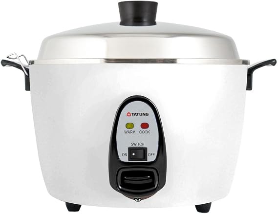 Tatung TAC-6G(SF) 6-Cup Multifunction Indirect Heat Rice Cooker Steamer and Warmer