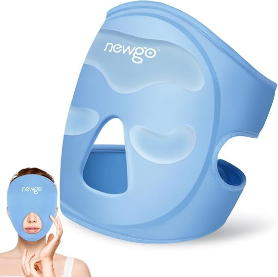 NEWGO Cooling Face Eye Mask for Puffy Eyes, Cold Face Ice Pack