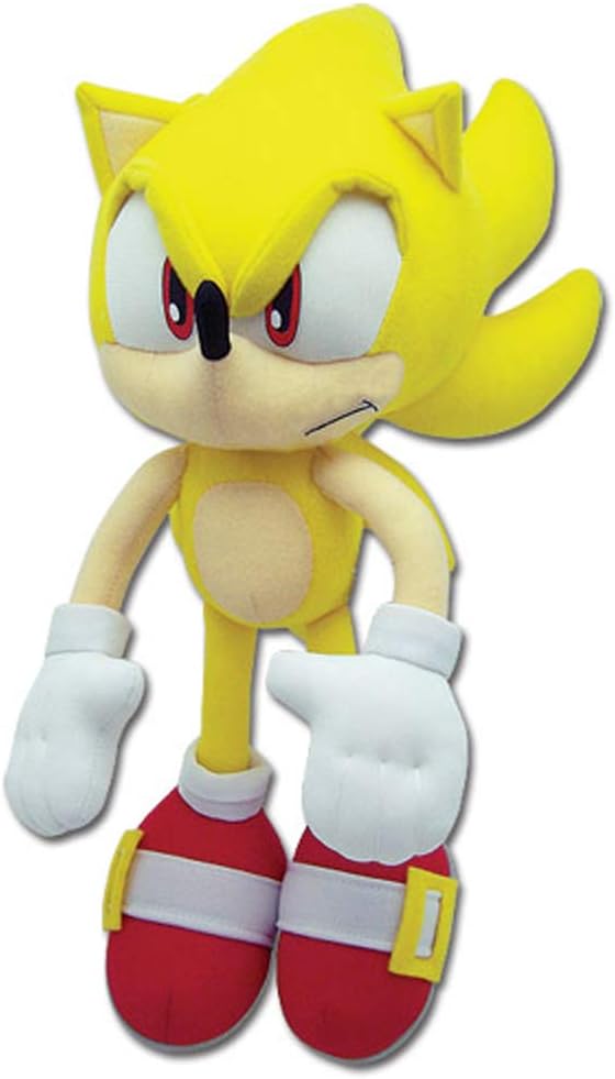 Great Eastern GE-8958 Sonic The Hedgehog Plush - Super Sonic, 12"