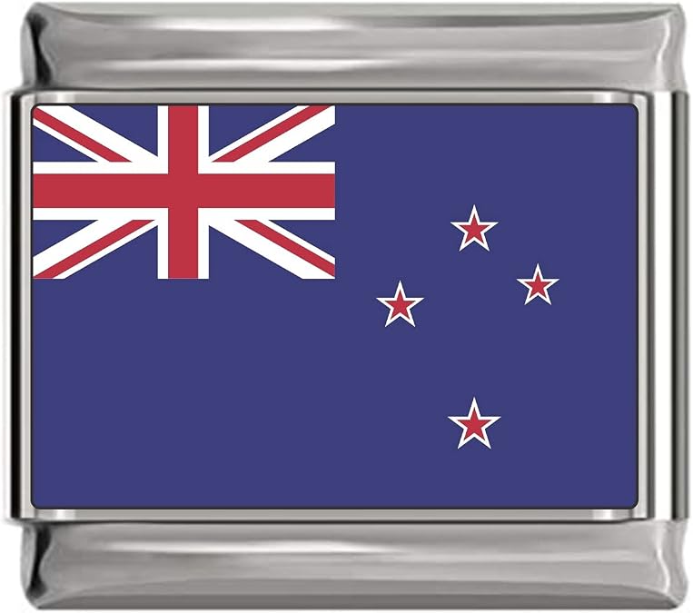 NewCharms New Zealand Flag Italian Charm