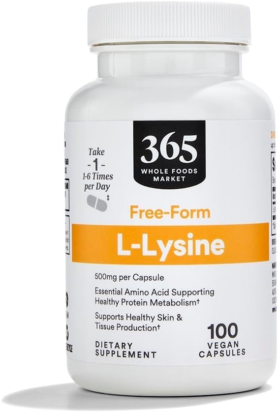 365 by Whole Foods Market, L-Lysine 500mg, 100 Count