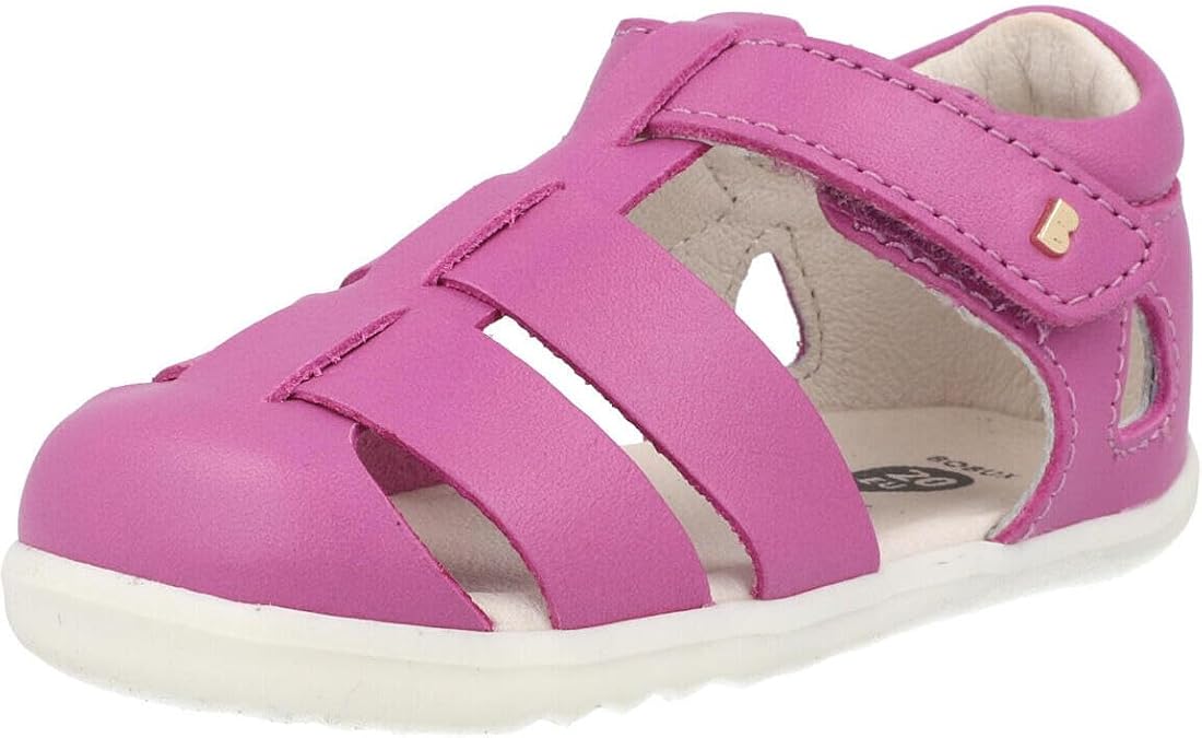Bobux Step Up Tidal Orchid Sandals Water-Friendly Leather Adjustable Strap Toddler Summer