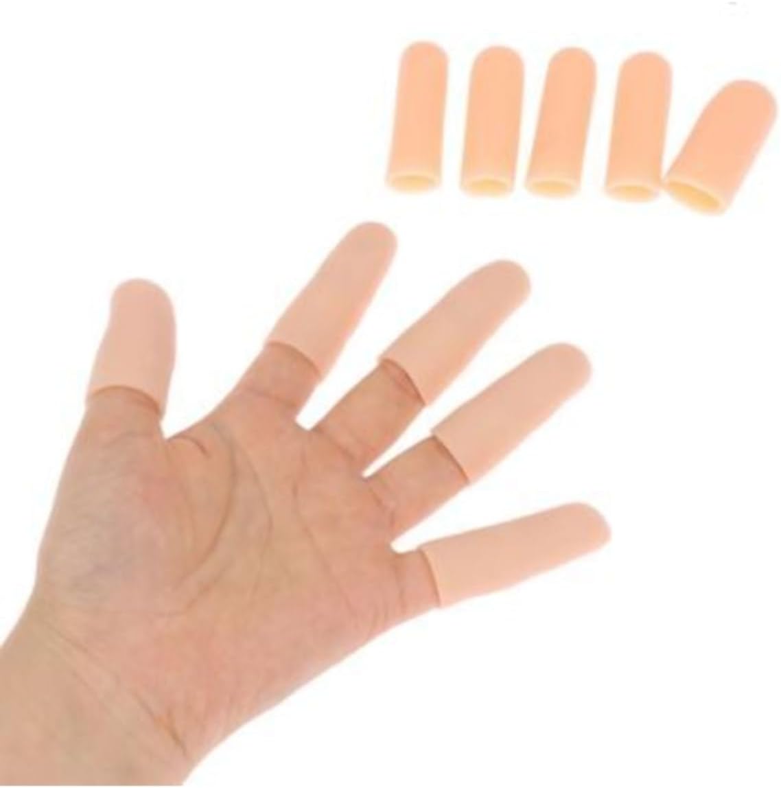 BUNION Hand Finger Protector Silicone Bone Protector Finger Tip Protector Hose Humidifier 5 Pieces
