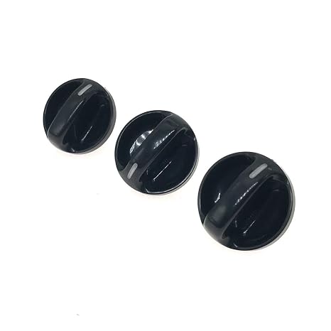 55905-0C010 Set of 3 AC Air Conditioner Climate Control Knob Switch | Compatible with 2000-2006 Toyota Tundra ,Replaces OE 55905-0C010 559050C010